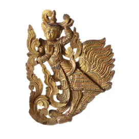 Burmese carved angel fragment